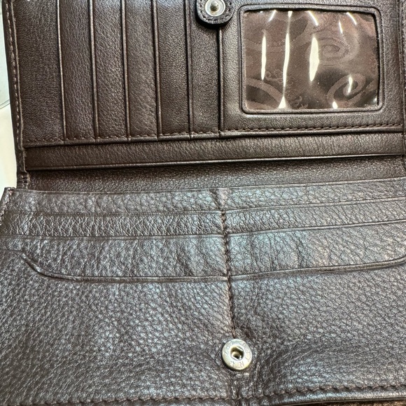 Brighton chocolate Patent Leather Wallet - Picture 10 of 15